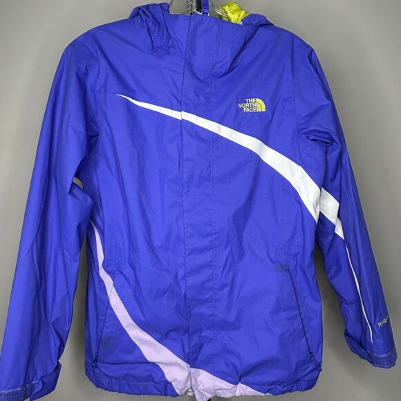 North Face‎ Hyvent Girls Coat- Large (14-16) breathable mesh liner, hook loop - Picture 1 of 4
